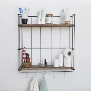 Image of WR023 Black Brown Decorative Metal Wall Accessory