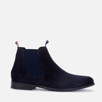 Image of Tommy Hilfiger Mens Casual Suede Chelsea Boots - Desert Sky - UK 9