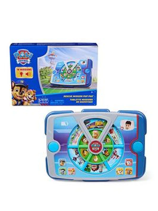 Image of Paw Patrol Academy Rescue Mission Pup Pad Interactive Toy with Lights Sounds and Music Pretend Play Kids Toys for Boys and Girls Ages 3 and Up