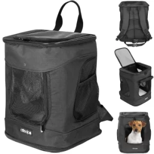 Image of Pet Backpack Black 12.20x11.81x16.14 in