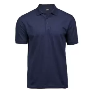 Image of Tee Jays Mens Luxury Stretch Short Sleeve Polo Shirt (M) (Denim)