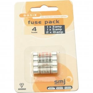 image of Smj Assorted Fuses Pack of 4