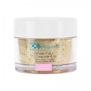 image of The Organic Pharmacy Flower Petal Deep Cleanser & Mask 60g