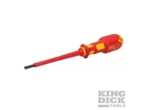 image of King Dick 22475 5.5x 125mm VDE Slotted Screwdriver