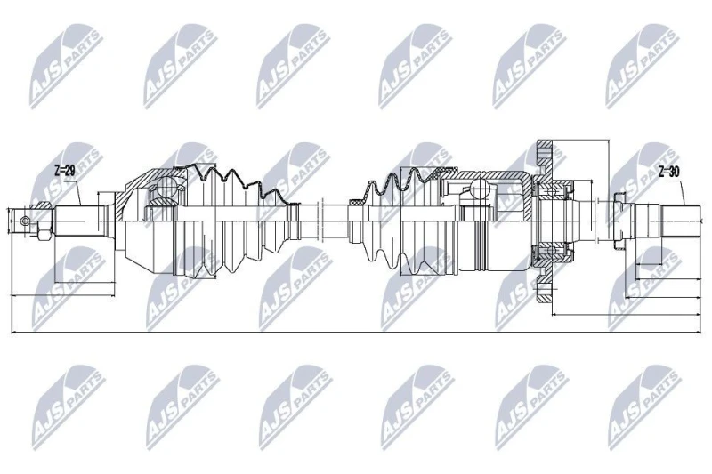 Image of NTY Drive shaft NTY NPW-NS-049