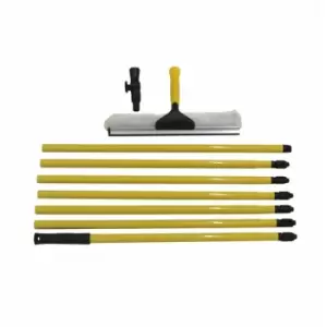 Image of Oypla - Extendable 3m Professional Heavy Duty Window Cleaning Squeegee Mop Wash Wipe Cleaner