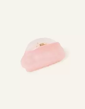 Image of Accessorize Womens Marbled Rounded Claw Clip