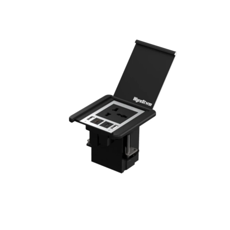 Image of WyreStorm Compact In-Desk Box w/ HDMI. USBC & USB Charging (Multi-