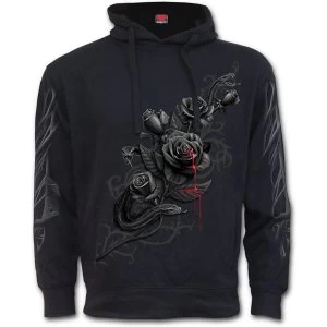 Image of Fatal Attraction Womens XX-Large Side Pocket Stitched Hoodie - Black