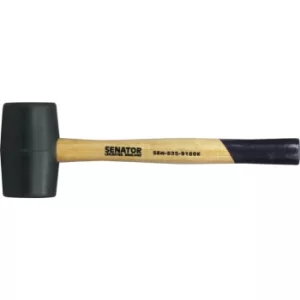 Image of Wood Shaft 16OZ Rubber Mallet