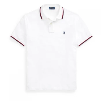 Polo Ralph Lauren Polo Ralph Lauren Tip Mesh Polo - White