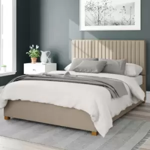 Image of Aspire Grant Upholstered Ottoman Bed Eire Linen Natural King