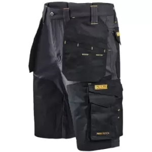 Image of DEWALT Mens Hamden Stretch Cargo Shorts (36S) (Grey) - Grey