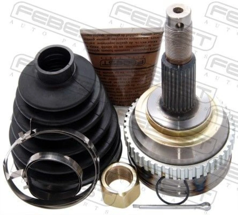 Image of FEBEST 2010-CARA47 Joint, drive shaft Front Axle, with ABS sensor ring Joint,drive shaft (236)