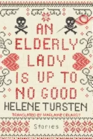 Image of elderly lady is up to no good