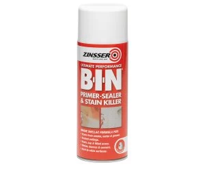 Zinsser B.I.N Primer & Sealer Stain Killer Aerosol - 400ml