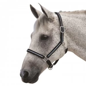 Image of Roma Reflective Headcollar - Black