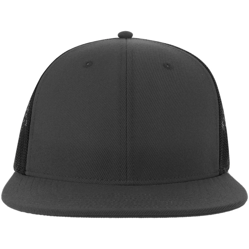 Image of Atlantis Atlantis Men Mesh 6 Panel Trucker Cap in Dark Grey Dark Grey One Size Male 5063527148902