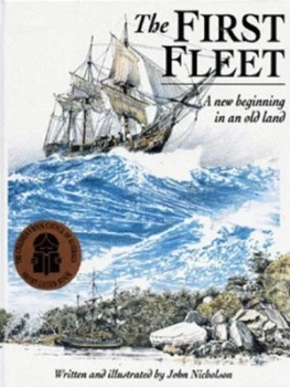 Image of The First Fleet by John Nicholson Hardback