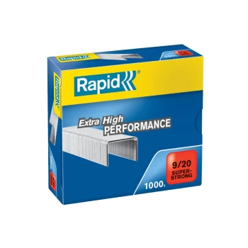 Rapid Superstrong Staples 9/20 (1000) - Outer Carton of 5