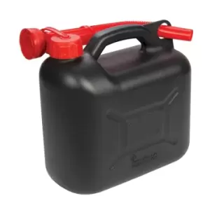 image of Silverline Plastic Fuel Can 5Ltr Black 199991