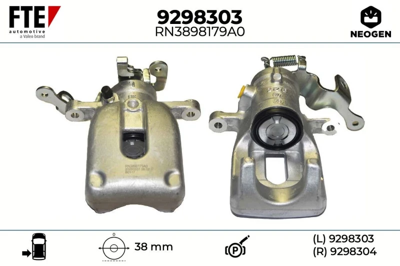 Image of Brake caliper FTE 9298303
