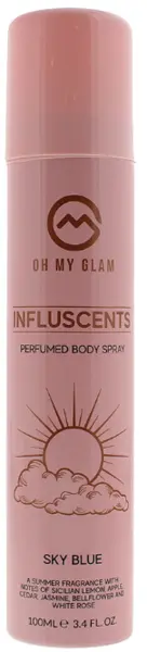 Image of Oh My Glam Influscent Sky Blue Deodorant 100ml