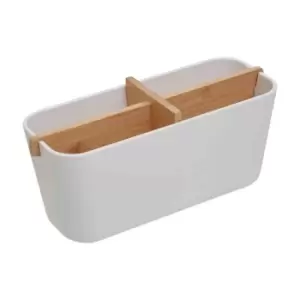 Image of Interiors By Ph Bathroom Organiser - White