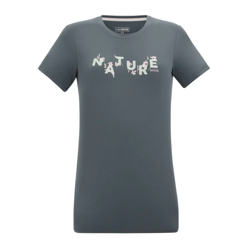 Image of Womens T-Shirt Regatta Fingal Stretch Gris Female 38