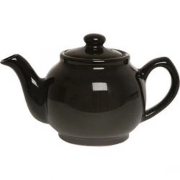 image of Price & Kensington Teapot 6 Cup Black Gloss