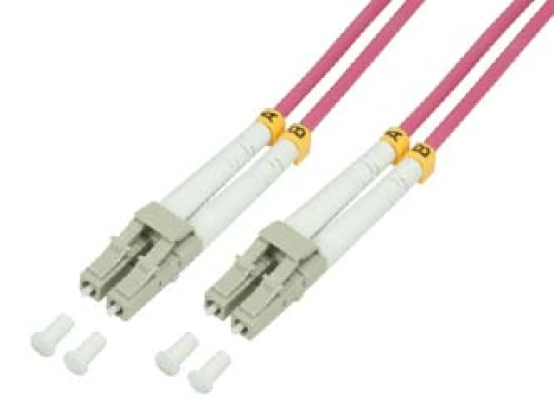 Image of LogiLink FP4LC11 InfiniBand/fibre optic cable 100 m Pink