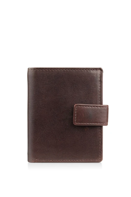 Image of PRIMEHIDE 'Tuscan' Leather Mens Bifold Wallet Brown