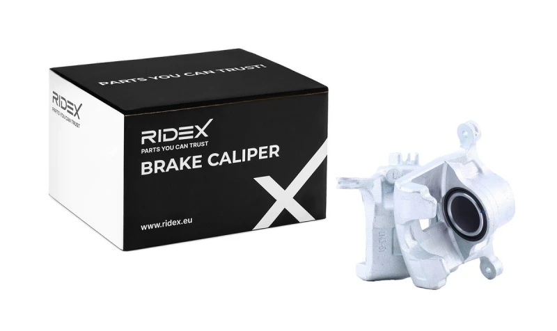 Image of RIDEX 78B2014 Brake caliper Front Axle, without holder Cast Iron Brake Caliper (78)