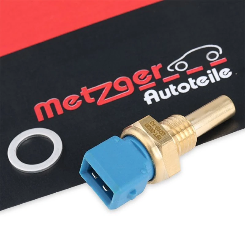 Image of METZGER 0905025 Coolant Temperature Sensor blue, with gasket/seal Coolant Temperature Sensor (830)
