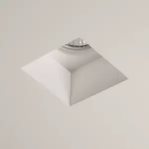 image of Blanco Square Recessed Downlight Plaster, GU10