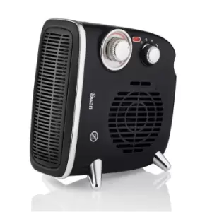 image of Swan Vertical Fan Heater - Black