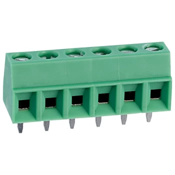 Image of Phoenix Contact 1727052 MKDS 1/ 6-3,81 6 Way Screw Terminal Block ...