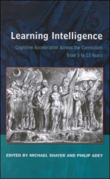 Image of Learning Intelligence by Michael Shayer Book