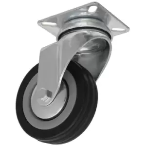 image of Sealey SCW175SP Castor Wheel Swivel Plate Ø75mm