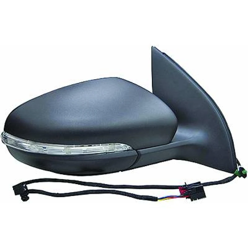 Image of DIEDERICHS 2215125 Wing mirror Left, Heatable, primed Outside Mirror (50)