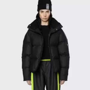 image of Rains Boxy Puffer Shell Jacket - L