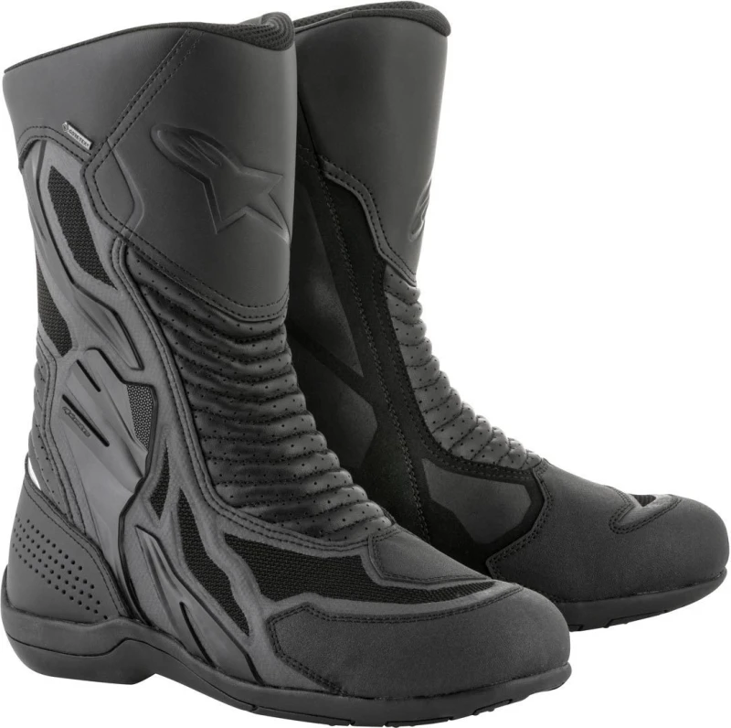 Image of Alpinestars Air Plus V2 Gore-Tex XCR Motorcycle Boots, black, Size 42 for Men
