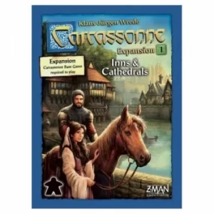 Image of Carcassonne Inns & Cathedrals (2015) Expansion 1 Board Game