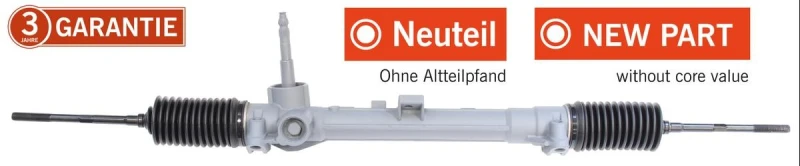 Image of MAPCO 29034 Steering Rack for left-hand drive vehicles, electronically controlled Steering Gear (286)