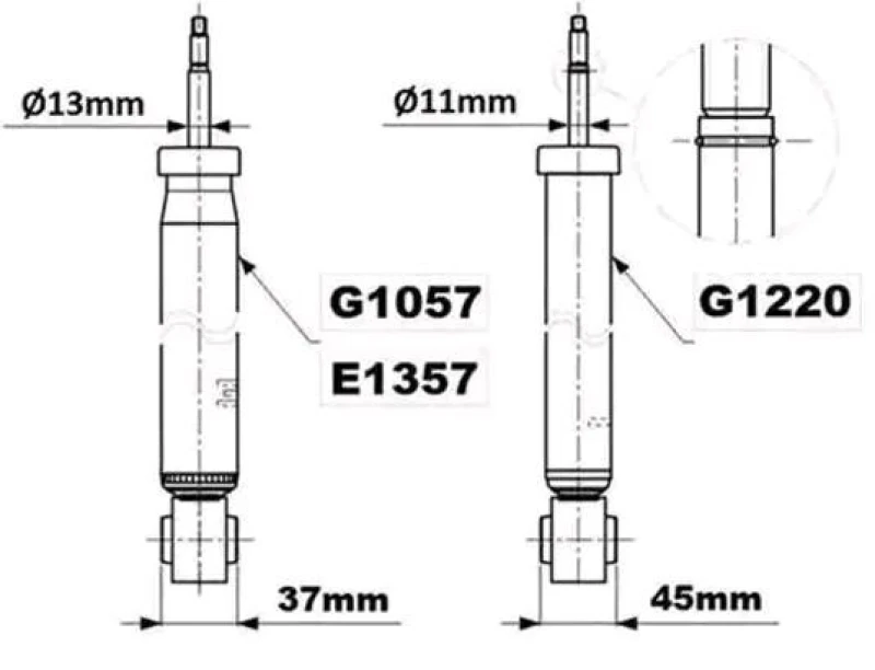 Image of MONROE Shock absorber MONROE G1220
