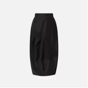 image of James Lakeland Balloon Detail Skirt - Black