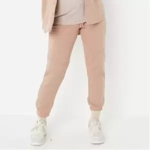 image of Missguided Quilted Jogger - Neutral