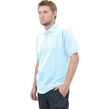 image of Tuffsafe - Firenze 65/35 XXXL White Polo Shirt