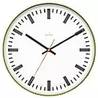 Image of Acctim Analog Clock Green 30 x 30 x 3.8 x 30 cm