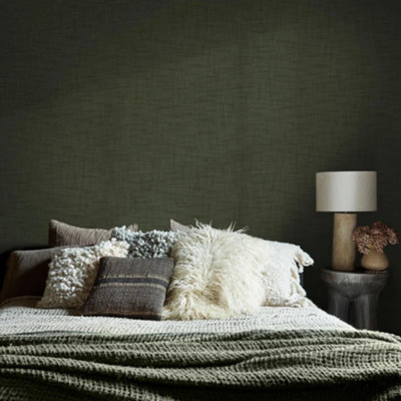 Image of Abigail Ahern Weathered Linen Garden Wallpaper